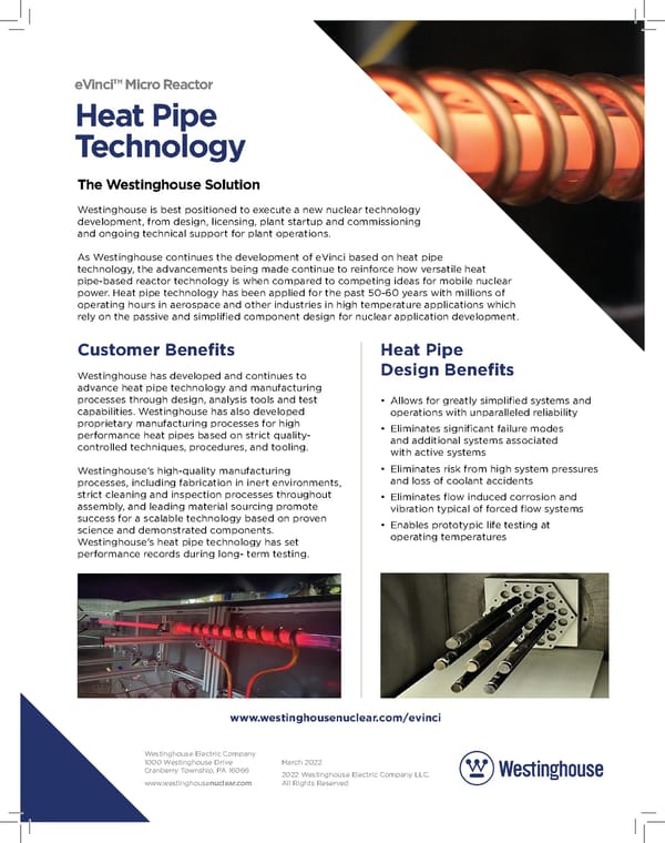 Heat Pipe Technology - Page 1