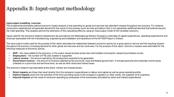 The Economic Impact of a Westinghouse AP1000 Reactor Project in Canada - Page 29